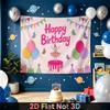 Red Photography Birthday Background 1pc - Photo Booth Props