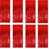 8pcs Sparkling Streamer Backdrop with Tassels for Parties Birthdays New Year Christmas Halloween Weddings Create Glitterin Decor