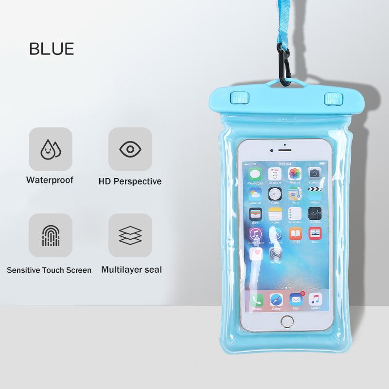 Waterproof Swim Bag Phone Case Airbag Water Resistant Cover