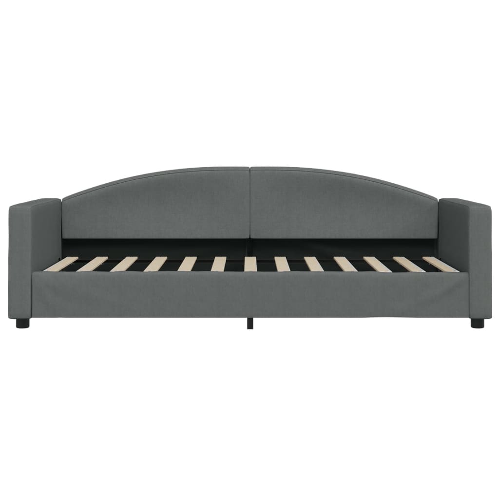Daybed Dark Grey 80x200 Cm Fabric
