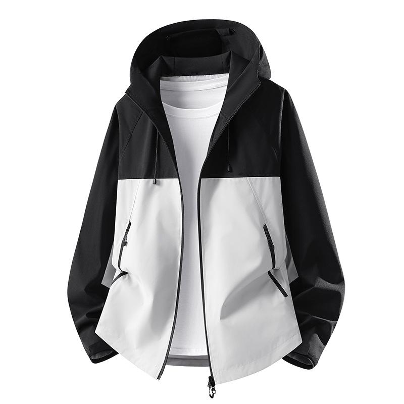 Unisex Lightweight Windproof Waterproof Jacket for Spring and Autumn, Custom Logo Print Available