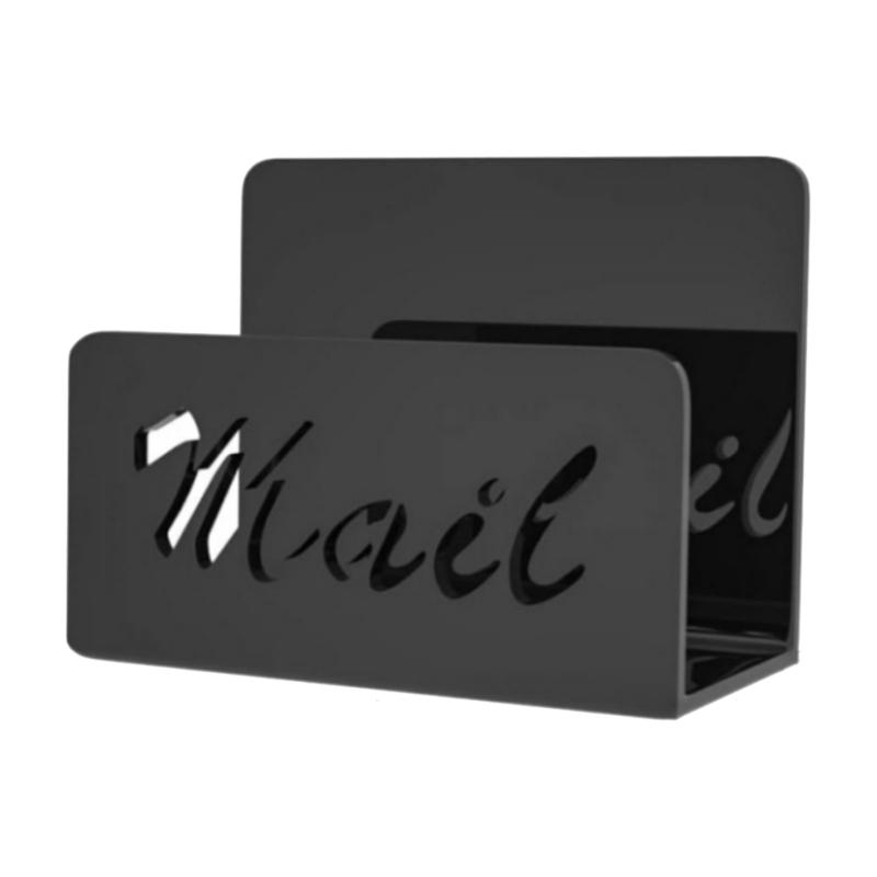 Acrylic Envelope Display Shelf Convenient Mail Postcard Holder Document Storage Rack Desk Organizer for Sorting Mails 1