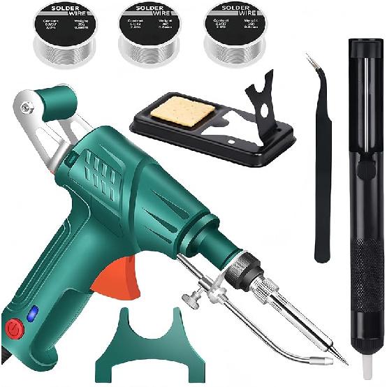 Internally Heated Industrial Welding Tools, Multi-Function Soldering Iron Soldering Gun Set, Automatic Corded Solder Iron Internal Heat Electric