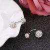 Damen Modeschmuck Dame Elegant Strasskugel Ohrstecker Ohrringe Geschenk