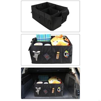 28GC Heavy Duty Oxford Fabric Trunk 68L Foldable Storage With Adjustable Strap SUV Sedan Truck Vehicle Accessories