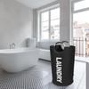 Chic Black Collapsible Laundry Hamper With Generous Size For Effective Clutter Control