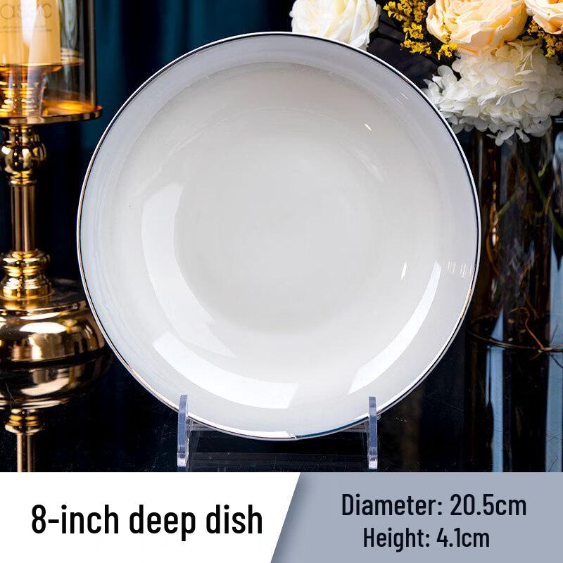 Light Luxury Bone China Dinnerware Set