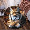 Animal Circular Rug - Office Decorative Carpet For Living Room Bedroom Door Mat Floor Rug Computer Chair Area Rug