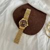 Original women's watch with a light luxury retro designsmall round dialhigh-end retro steel band, quartz watch, a gift for women