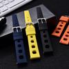 New Design Fluororubber FKM Watch Strap 20mm 22mm Tropical Strap Quick Release Watch Band For Traditional DivingWatch Accessorie