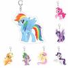 Pony Little My Pinkie Pie Pendants Keychain Rarity Decor Cartoon Cute Gifts Doll