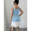 Women's Summer New Camisole Dress Contrasting Multi-layer Cake Dress