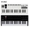 M-VAVE SMK-37 PRO 37 keys Keyboard 3 Octave Range 16 RGB Backlit Impact Pads Supports Wireless Connection to Multiple System