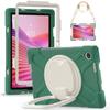 For Lenovo Tab 10.1 (2025) TB311XU2/Zhaoyang K10C Case with Shoulder Strap TPU + PC + Silicone Kickstand Tablet Cover