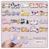 20pcs Cute Animal Graffiti Soft Magnetic Refrigerator Magnets - Waterproof Cartoon Pet Stickers