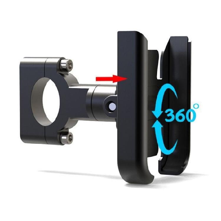 robusts Bike Phone Support 360 Roatation Phone Rack Easy Installation Clamp Tool frees Bike Attachments Simple Installation