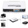 1080P HDMI na VGA adaptér Digitální na analogový převodník videa a zvuku Kabel pro Xbox 360 PS3 PS4 PC Laptop TV Box Projektor(Bílý)