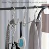 1pc Multifunctional Punch Free 4-Claw Rotating Plastic Hook, Rotation Coat Hanger, Belt Organizer, Scarf Storage Rack