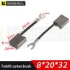 Forklift DC Motor Carbon Brush for Steering Electric Vehicle - Sizes: 6X16, 8X20, 10X20, 12.5
