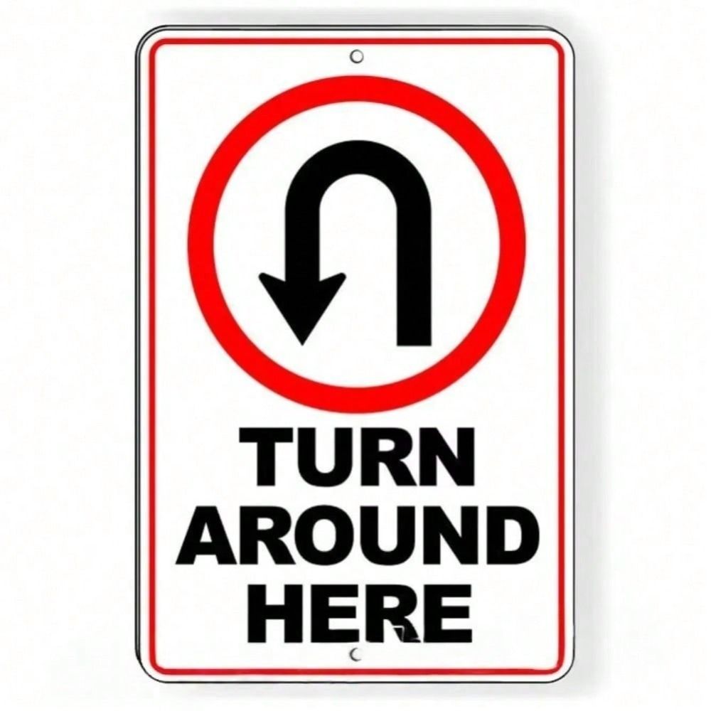 Metal Wall Art Sign, No Entry Traffic Sign for Interior Home Decor