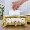 Style Bathroom Kitchen Napkin Paper Boxes Desktop Paper Towel Rack Storage Case Hotel Tissue Box