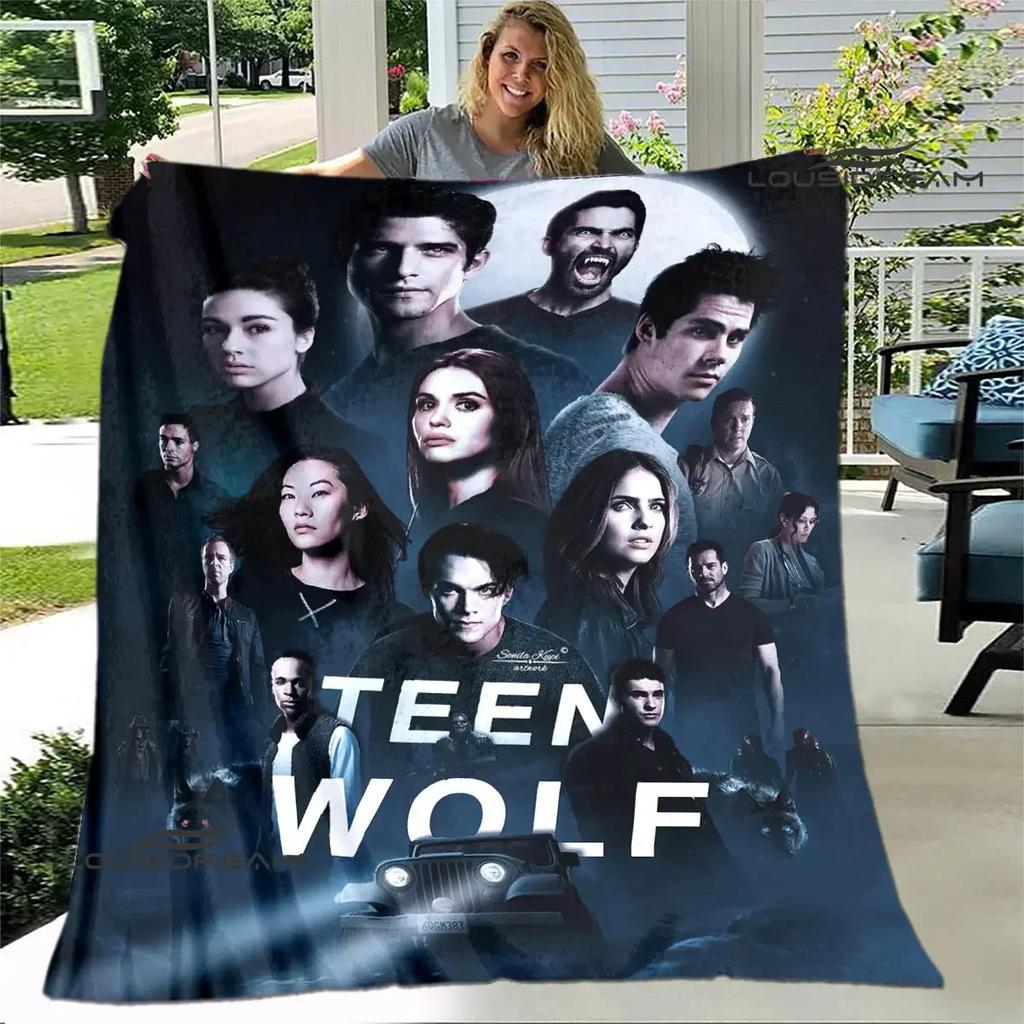 Film Teen Wolf Druckdecke warme Decke Flanschdecke weiche und bequeme Decke Haus Reise Decke Geburtstagsgeschenk