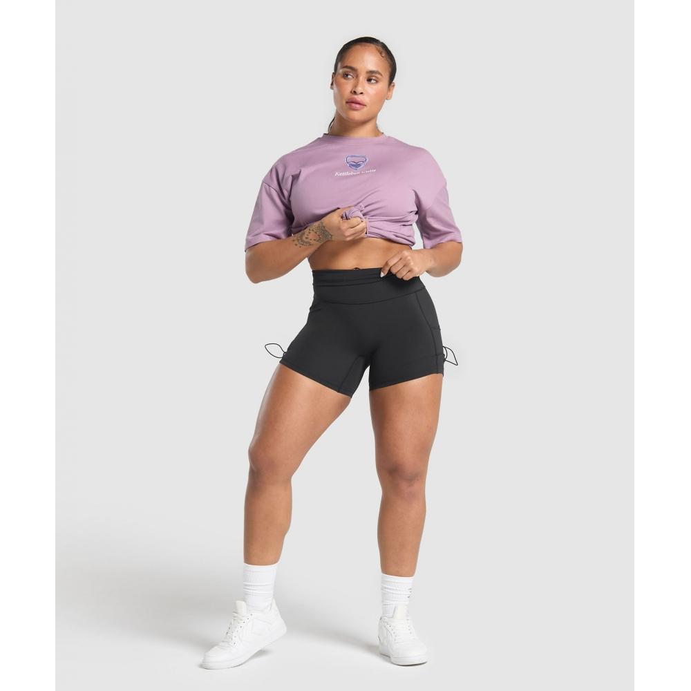 Gymshark KeTTlebell CuTie Oversized T shirT sofT Purple B2b2p Pbzs