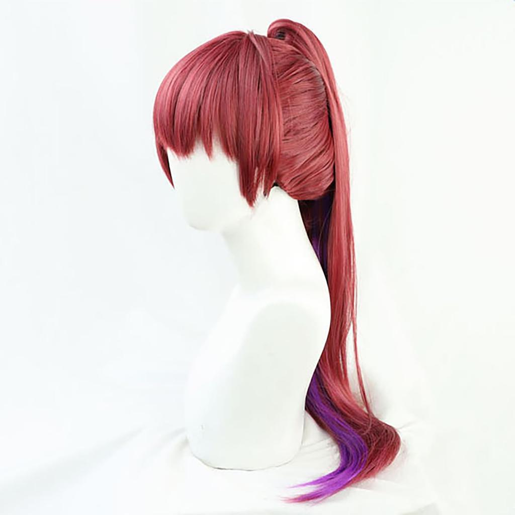 VTuber Hololive Nijisanji Cosplay Halloween Wig [milky Time] (Houshou Marine, Ponytail)