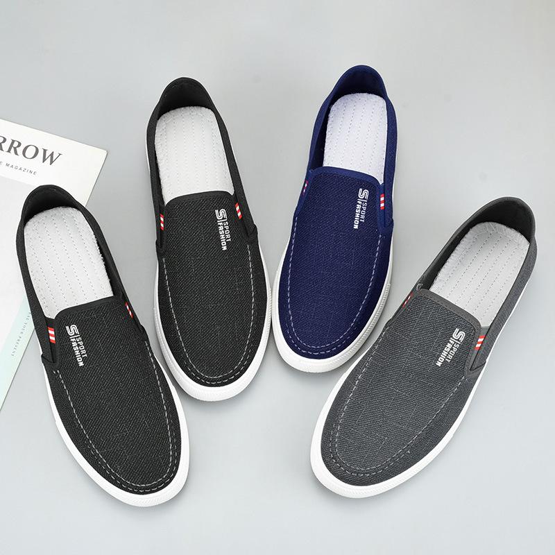 2024 Large Big Size Men Espadrilles Autumn Canvas Shoes Male Basic Flats Comfort Loafers Mens Casual Sneakers