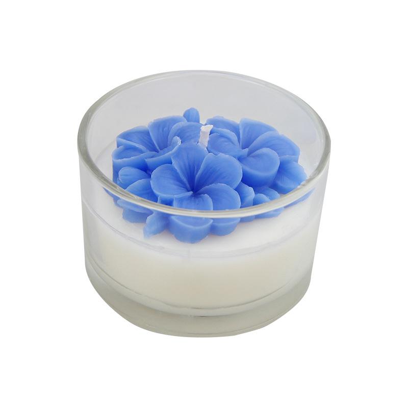 Handmade Flower-Shaped Aromatherapy Candle Set: Floral Scented Gift for Home and Bedroom Decor