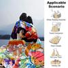 1pc One Piece Throw Blanket Soft Flannel, Cozy All Season Polyester Perfect for Home, Office