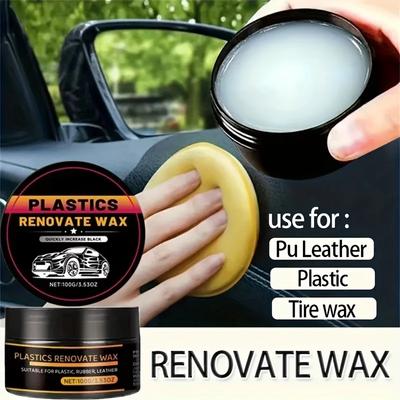 Car Leather Seat Maintenance Cream, Interior Renovation Leather Maintenance Oil, Universal Multifunctional Cleaning Cream