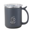 WORTHBUY 304 Stainless Steel Double Wall Insulated Milk Coffee Cup With Handle Thermal Mug Portable Student Leak-proof Water Cup