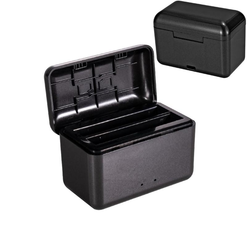 Dual Battery Charger for Insta360 X4 Action Camera Battery Fast Charger Hub Case Charging Station for Insta 360 X4 Accessories
