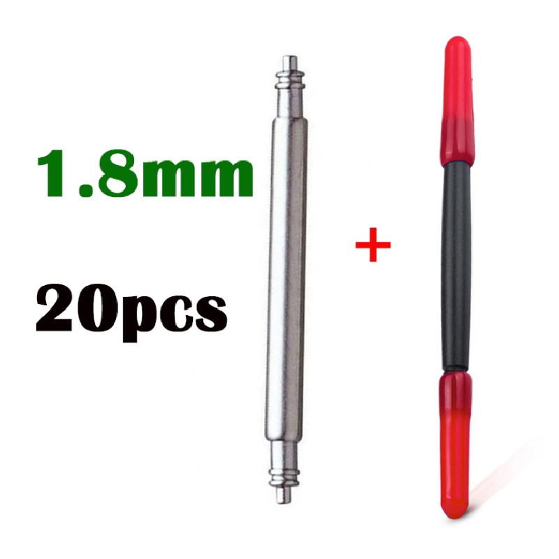 

20pcs/set Strainless Steel Spring Bars 10mm - 26mm Watchband Strap Belt Repair Tools Pin Watch Accessories Universal Accessories 26mm