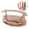 Wooden 105 Brushes Holder Minimalism Paint Brush Organizer Paint Brush Holder  Colored Pencils