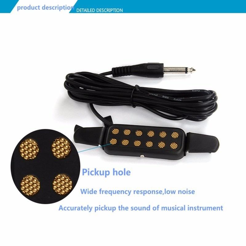 Acoustic Guitar Pickup Transducer Amplifier Guitar Pickup Sound Hole Musical Instruments