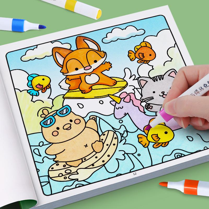 Children's Coloring and Drawing Book for Ages 2-6: Kindergarten Artistic Exploration