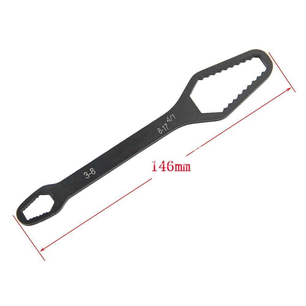 

Self-tightening Bicycle Car Screw Nuts Double-Head Wrench Repair Tools Universal Wrenches Spanner black-5mm 3-17