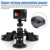Triple Suction Cup Expansion Adapter Car Mount Holder for DJI Osmo/GoPro Hero 10 9 8 7 6 5