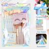 100/10Pcs Rainbow Self Sealing Bags Laser Film Pouches for Food Storage Party Favors Snacks Candies Jewelry Waterproof Bags