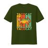 Retro Vintage Lustige Taco Katze Cartoon Druck Lässiges T-Shirt Vintage Bequem Herren Weiches Oberteil Für Den Alltag