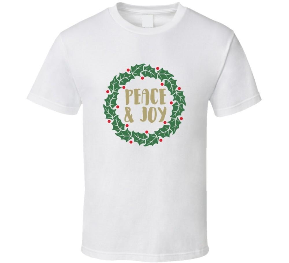 Peace And Joy Christmas T Shirt Unisex T-Shirt XXXXL