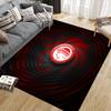 Olympiacos F.C. Flanellmuster Quadratischer Teppich, Läufer, Teppich für Wohnzimmer Schlafzimmer Sofa Spielzimmer Dekoration, Rutschfeste Fußmatte