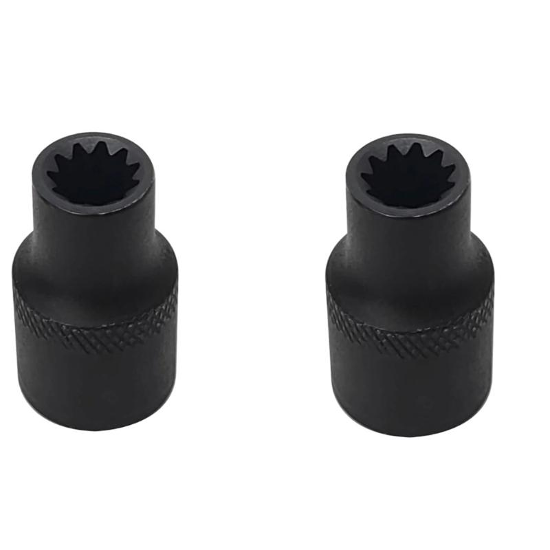Professional 11pt Truck Brake Calipers Socket Strong Steel Tool Steel Calipers Socket for Mechanical Servicing