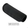 Gepäckgriff-Umwicklung, Griffschutz für Koffer, Reisezubehör, Komfortgriff-Überzug, Weich Schwarz