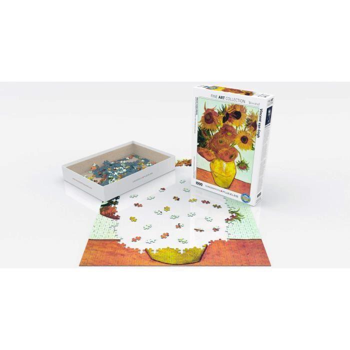 Eurographics Douze Tournesols Par Vincent Van Gogh Puzzle (1000 Pièces) - EG60003688