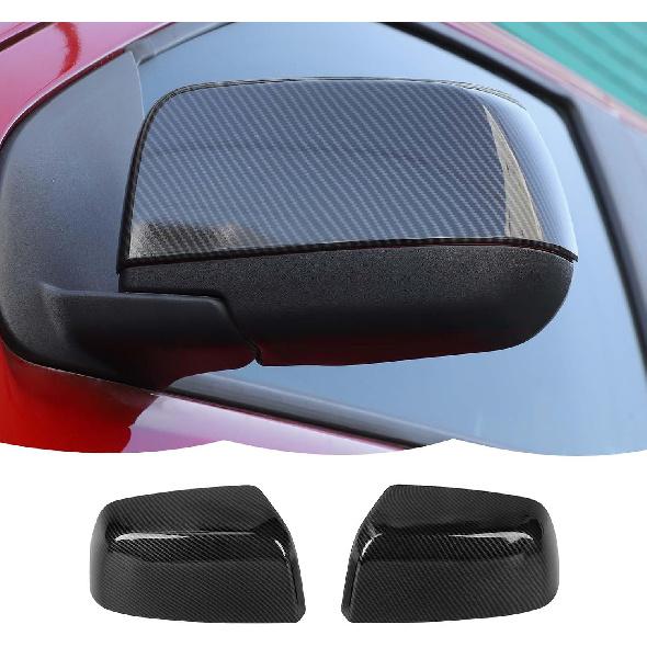 Carbon Fiber Rearview Mirror Cover Trim Shell Kit Car Rear View Side Mirror Exterior Decoration Accessories for Chevrolet Colorado 2014-2022,for GMC