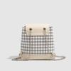 Special-Interest Design Y2g Chain Backpack Female 2025 New Preppy Style Plaid Fashion Casual All-Match Small Bag