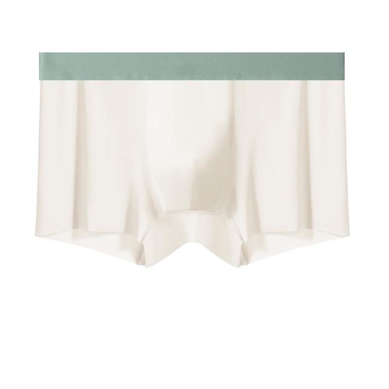 Men's 7A Antibacterial Long-Staple Cotton Underwear - Breathable, Solid Color, Pure Cotton